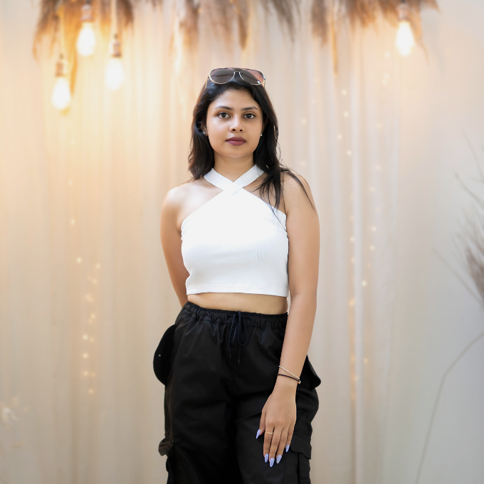 White Cross Sculpt Tank