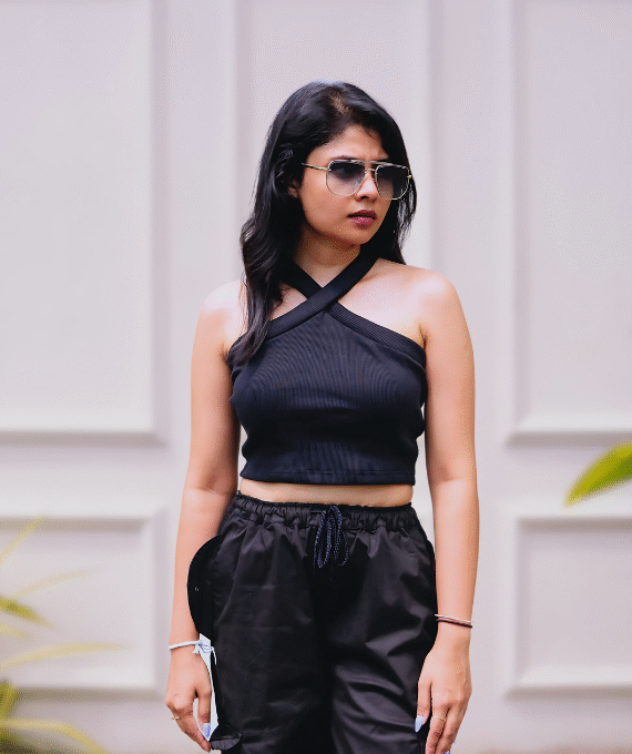 Black Cross Sculpt Tank